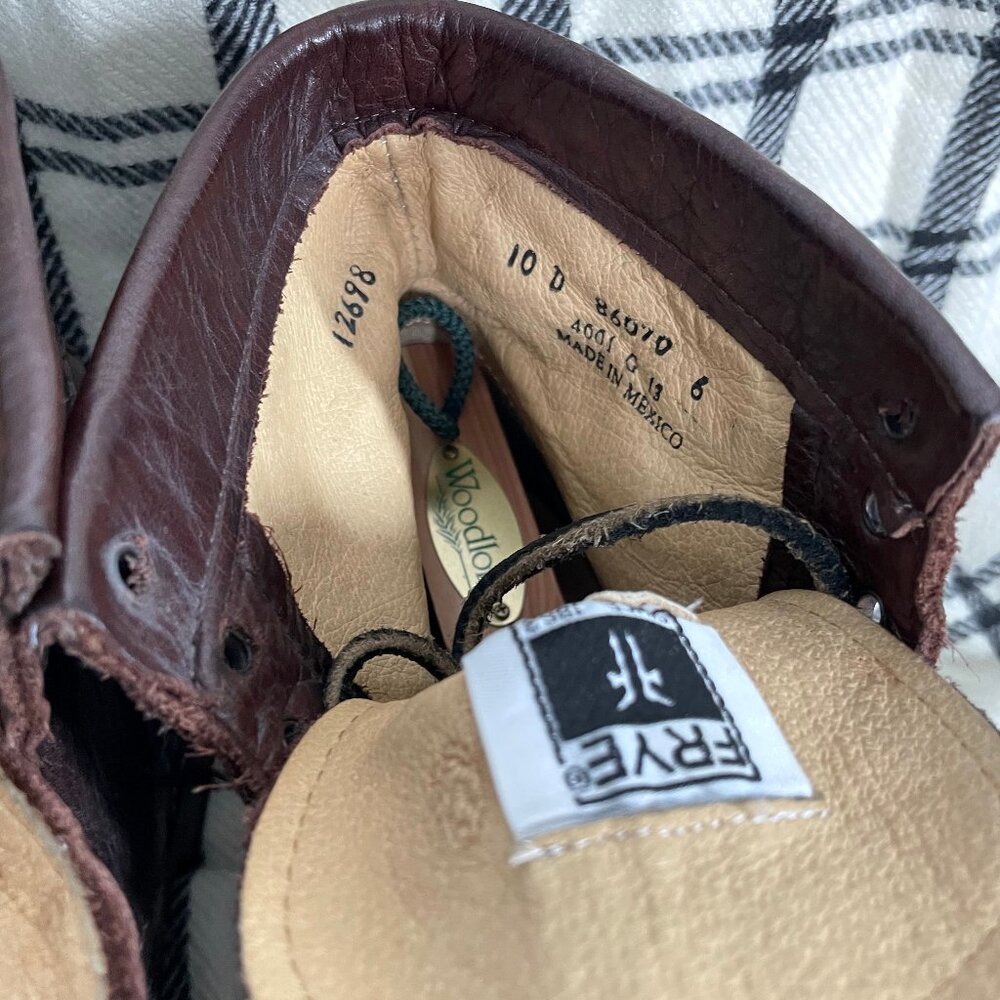 FRYE | Tyler Lace-Up Boots | Men’s Size 10 - Picture 7 of 8